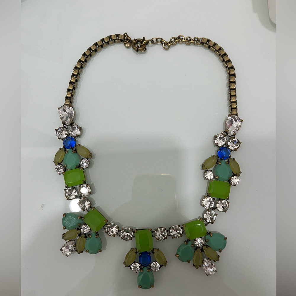 J.Crew Mixed Gemstone Necklace